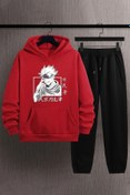 Resim uyguntarz Unisex Jujutsu Kaisen Baskılı Eşofman Takımı 