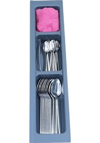 Resim Mutfak, Çekmece Düzenleyici 3 Bölme Modül, Antrasit, 11 x 48 cm (Boydan 3,5 cm Kesilebilir) 