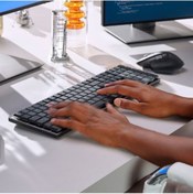 Resim logitech MX Mechanical Kablosuz İngilizce Q Klavye Clicky 