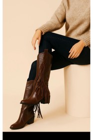 Resim BARIŞ AKBULUT Kahverengi Püsküllü Çizme 