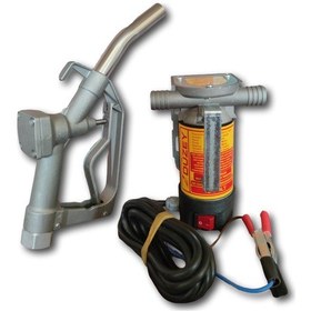Resim 12 Volt 1''sıvı Aktarma Pompa Mazot,su +akaryakıt Tabancası Seti 