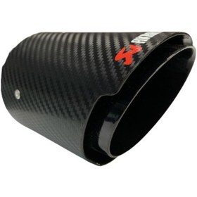 Resim Akrapovic Tekli 90 Mm 1 Adet Karbon Egzoz Ucu--mayukdizayn-- ** 