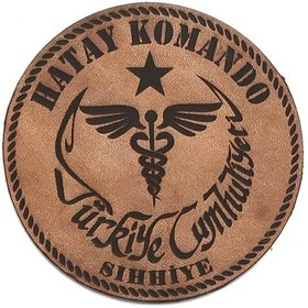 Resim Hatay Komando Deri Peç - Arma - Askeri Patch 