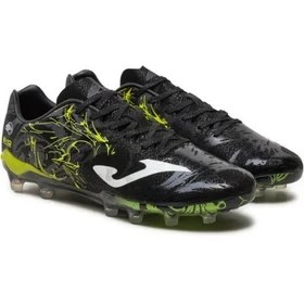 Resim Joma Supercopa 2 Yarı Prof Black Lemon Fluor Fırm Ground Krampon 