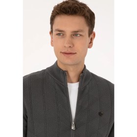 Resim U.s. Polo Assn. Erkek Gri Hırka (Triko) 50315024-VR024 