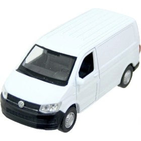 Resim Welly Volkswagen Transporter T6 Van Çek Bırak Minibüs 