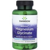 Resim Swanson Albion Magnesium Magnezyum Glycinate Gilisinat 133 Mg 90 Vegan Caps 