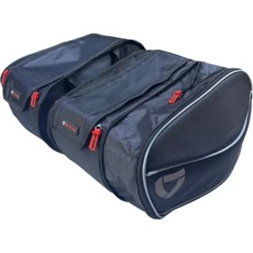 Resim Motospartan DC SERT KABUK YAN ÇANTA KÖRÜKLÜ SİYAH KY 04 