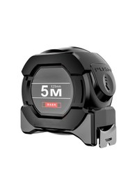 Resim 5m25mm-10m Yüksek Hassasiyetli Kalınlaşmış Aşınmaya Dayanıklı Düşmeye Dayanıklı Ölçüm Bandı Kendinden Kilitlemeli Çelik Mezura Siyah Floresan Bant 