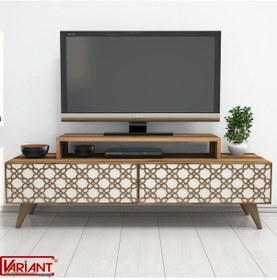 Resim Variant Variant City Tv Ünitesi Tv Sehpasi Ceviz - Metalikinci(Ekru) 