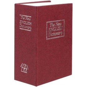 Resim Mobgift Kitap Görünümlü Anahtarlı Gizli Kasa Kumbara (Bordo) 
