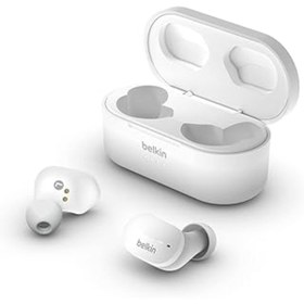 Resim Mu Art Ahşap Belkin Soundform True Kablosuz Kulak İçi Kulaklık (Iphone, Samsung, Google Için Dokunmatik Kontrol, 