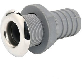 Resim Krom Flanşlı Sintine Çıkışı. Tekne Ve Karavan Su Çıkışı. 1.1/2" 