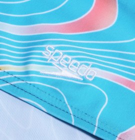 Resim Speedo Digital Allover V-cut Aquashort Erkek Çocuk Mayo Lacivert 