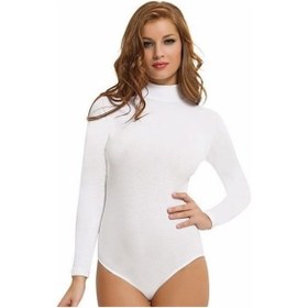 Resim Nbb Bayan Uzun Kollu Boğazlı Çıtçıtlı Body 2960 