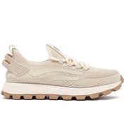 Resim Derimod Zero Erkek Bej Bağcıklı Kalın Tabanlı Kumaş Sneaker 25SFD69406F 