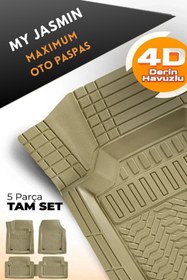 Resim MY JASMİN Toyota Rav4 2013-2018 Model ARON 4D HAVUZLU BEJ PASPAS 