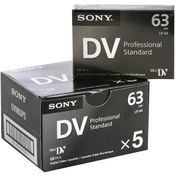 Resim Sony Mini Dv Profosyonel 63 Dk 50 Adet Sony