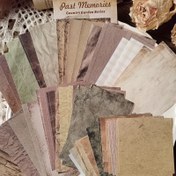 Resim 60 adet/paket Retro Mektup El Kitabı Yaratıcı Malzeme Kağıt Çiçekler Koleksiyon Dekoratif Yapışkan Notlar 