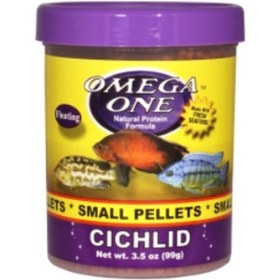 Resim Omega One Cichlid Small Pellets 270Ml / 99G 