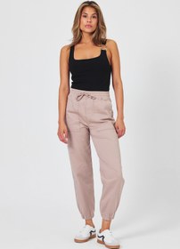 Resim Kadın Nenya Şalvar Jogger Pantolon - Kum - KUM / XS / 25 