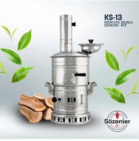 Resim Sözenler Semaver Sobalı Ahşap Kulp 4lt Ks13 Çantalı 