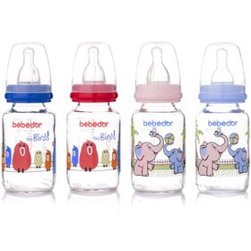 Resim Bebedor Desenli Cam Biberon 125 ml 1 Adet 