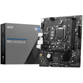 Resim Life Teknoloji MSI PRO H510M-B Intel H470 Soket 1200 DDR4 2933MHz M.2 Anakart 