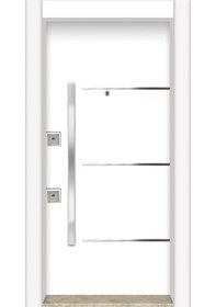 Resim MONO ÇELİK KAPI MN-1744 SAĞ Daire Giriş Kapısı, Çelik Kapı 