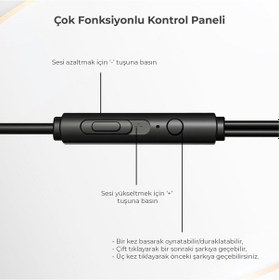 Resim Lecoo Ht105 Kablolu 3.5mm Jacklı Çıkartılabilir Mikrofonlu Kulak Içi Gaming Kulaklık Siyah 