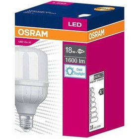 Resim Osram Ledvalue Clt 18W 104W Büyük Boy Led Ampul Beyaz E27 Tasa 