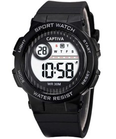 Resim captiva Digital 30 Mt Suya Dayanıklı Işıklı Alarmlı Kronometreli Takvimli Slikon Kordonlu Çoçuk Kol 