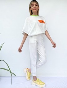 Resim Kadın Tshirt Ve Eşofman Altı Ikili Takım 