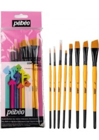 Resim Pebeo 8'li Karma Fırça Seti Set-6 