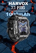 Resim Bakeey X1 PRO Akıllı Saat | 100 Gün Pil Ömrü | 46mm AMOLED Ekran | Bluetooth Aramalı | Askeri Stil Pusulalı 