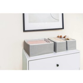 Resim Gri Çok Amaçlı 4 Parça Çekmece ve Dolap Içi Hurç Seti 