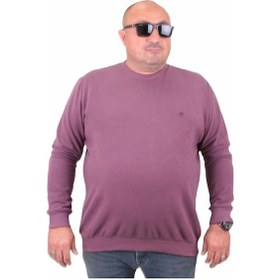 Resim Mocgrande Büyük Beden Selanik Classic Sweat 23200 Eflatun-Eflatun 