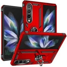 Resim PSR aksesuar Kırmızı Zore Vega Kılıf-Kırmızı Galaxy Z Fold 4 ile uyumlu 