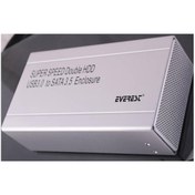 Resim Everest 3,5" Usb 3.0 2xsata Bağlantılı Yüksek Veri Hızlı Harici Kutu Hdx-u352 