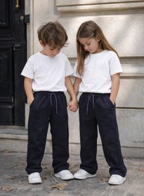 Resim Babylory Kdis Store Unisex Çocuk Kanvas Okul Pantolon 