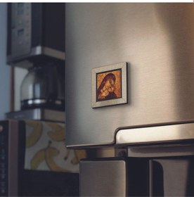 Resim İsa Ve Meryem Görseli Baskılı Mdf Magnet 7x7 238 