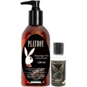 Resim Parnassos Playboy Aromaterapi Çikolata Massage Oil 120 Ml + Jasmin Aromalı Massage Vücut Masaj Yağı 50 Ml 