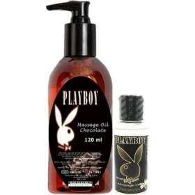Resim Parnassos Playboy Aromaterapi Çikolata Massage Oil 120 Ml + Jasmin Aromalı Massage Vücut Masaj Yağı 50 Ml 