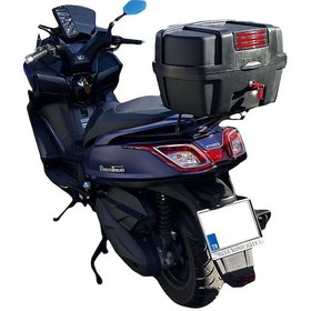 Resim Motosiklet Arka Çanta 35 Litre Reflektörlü Bagajlı 1.kalite Motor Çantası Topcase Renkli 