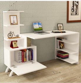 Resim Kalenderdekor1 Kalender Dekor Olivia Çalışma Masası Olv01 Beyaz 