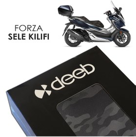 Resim Deeb Honda Forza 250 Kamuflaj Sele Kılıfı Örtüsü Siyah Kamuflaj (507209552) 
