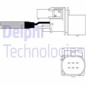 Resim Delphi Es11022-12b1 Oksijen Sensoru Bmw N42 N46 E46 01-05 11787512976 Es1102212b1 (WA373556) 