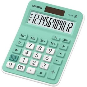 Resim Casıo Mx-12b-gn Masaüstü Hesap Makinesi Yeşil Çok Renkli 