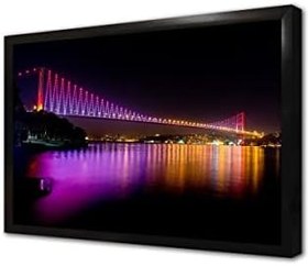 Resim İstanbul Boğaz Köprüsü Çerçeveli Cam Tablo 20x30 cm CA16249 