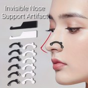 Resim 3 Adet - Görünmez Burun Genişletici ve Burun Köprüsü Güçlendirici - Yumuşak Silikon, Tahrişe Neden Olmayan, Ağrısız Takma, Yüz Bakımı İçin Güzellik Aracı 